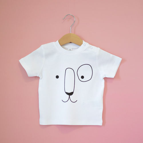 Tiergesicht Baby-T-Shirt